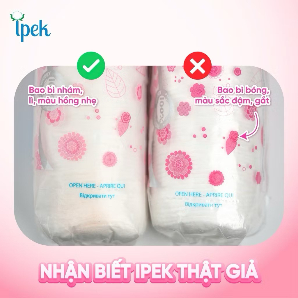 Bông tẩy trang ipeck