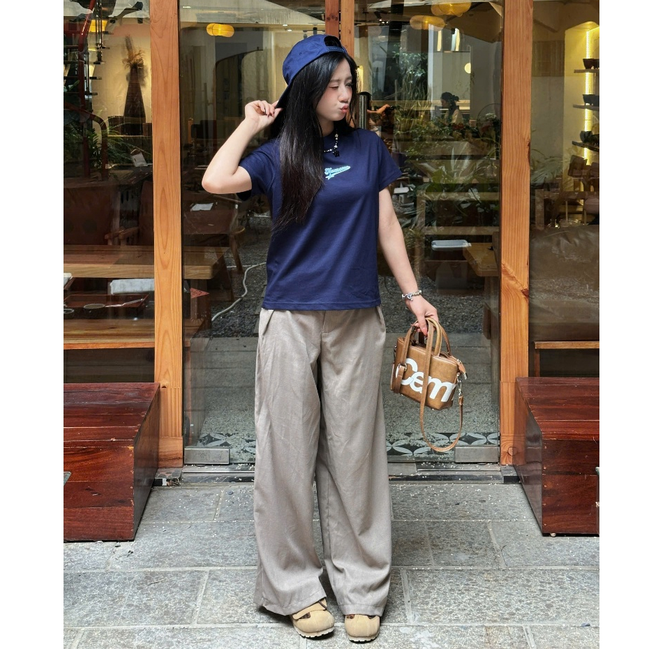 [Xả Hàng] Quần Đũi Suông Local Brand NEVASOME Basic 4 màu Nữ Womenswear