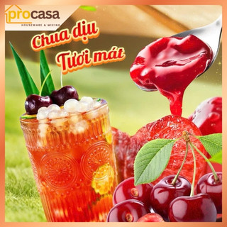 900gr - Mứt Cherry Boduo Signature - – Nguyên Liệu Pha Chế Trà Trái Cây, Soda, Đá Xay