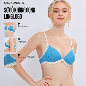 Áo Ngực Không Gọng Thun Lạnh Miley Lingerie Thoáng Khí, Mút Mỏng Nhẹ Tênh BRW07205