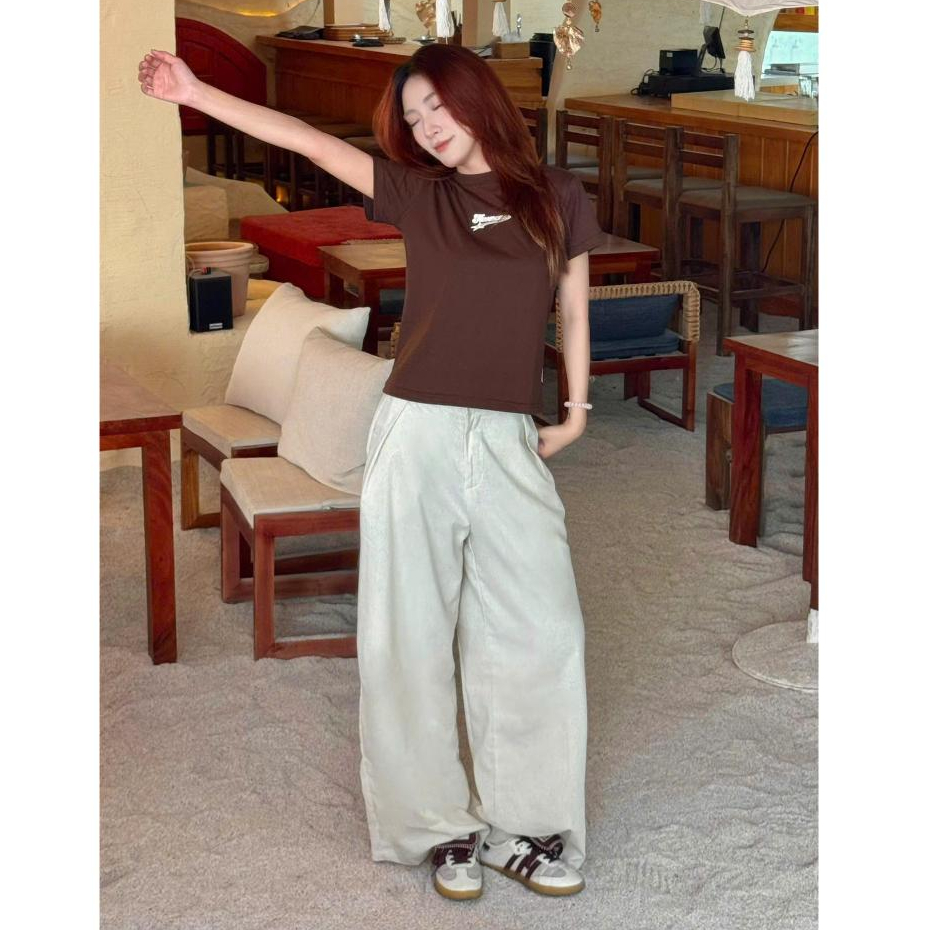 [Xả Hàng] Quần Đũi Suông Local Brand NEVASOME Basic 4 màu Nữ Womenswear