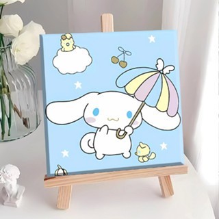 ( TẶNG SET 10 KHẨU TRANG) Tranh Đính Đá Số Hoá Hoạt Hình 20x20cm dễ thương đầy đủ dụng cụ sẵn MEILI STORE