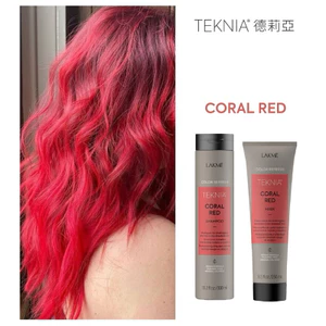 Dầu Gội Xả tăng cường ánh sắc Đỏ Red trên nền tóc Tẩy Lakme