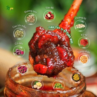 Cốt Mật 11 Loại Thảo Mộc Lạc Yên Foods - Đạt Chứng Nhận ISO 22000, Có Topping Táo Đỏ & Kỷ Tử