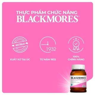 [🔥MUA LÀ CÓ QUÀ] Viên Uống Tinh Dầu Hoa Anh Thảo Blackmores Evening Primrose Oil Hỗ Trợ Nội Tiết Tố, Đẹp Da - 190 Viên