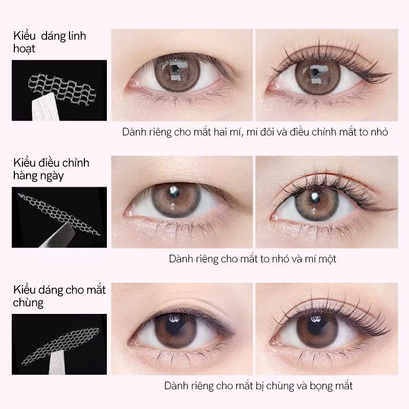 MLEN DIARY Miếng Dán Kích Mí Phù Hợp Mọi Dáng Mắt, Không Lộ Cả Khi Không Makeup