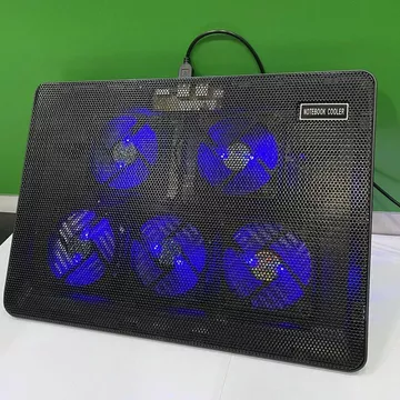 Đế tản nhiệt LAPTOP V5 với 5 quạt làm mát - Cooling Pad Notebook V4/V5 Giá Rẻ Tản Nhiệt Laptop
