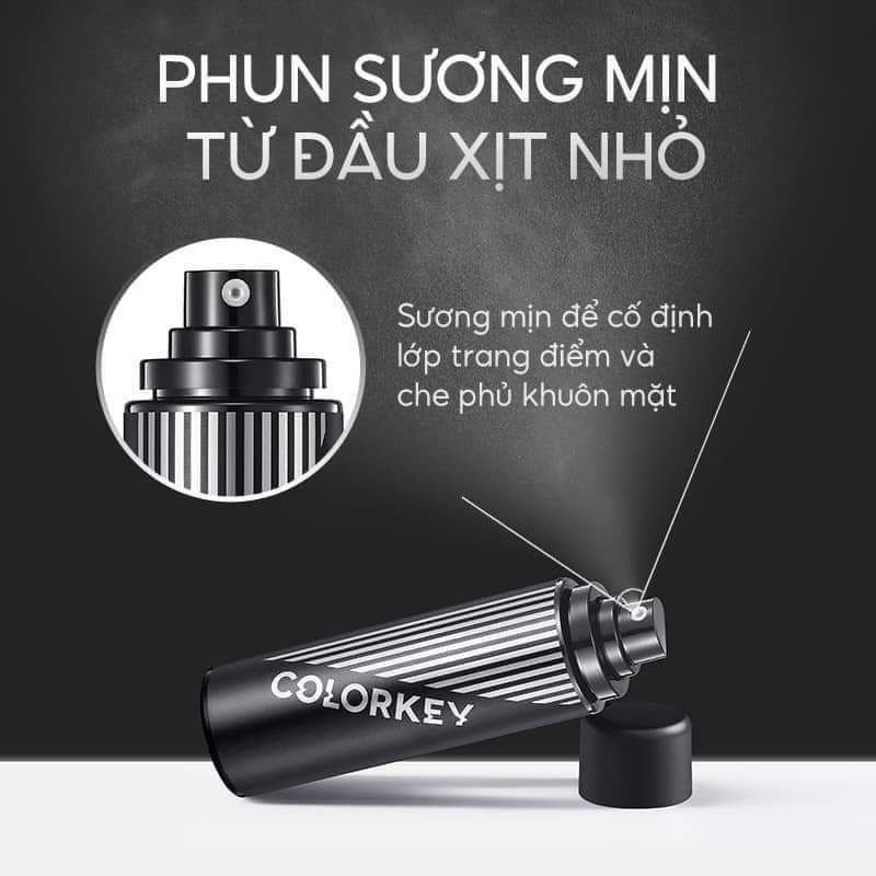 COLORKEY Xịt Khóa MakeUp Colorkey Xịt trang điểm Dưỡng Ẩm Lâu Trôi 100ml | NHÍM HOUSE