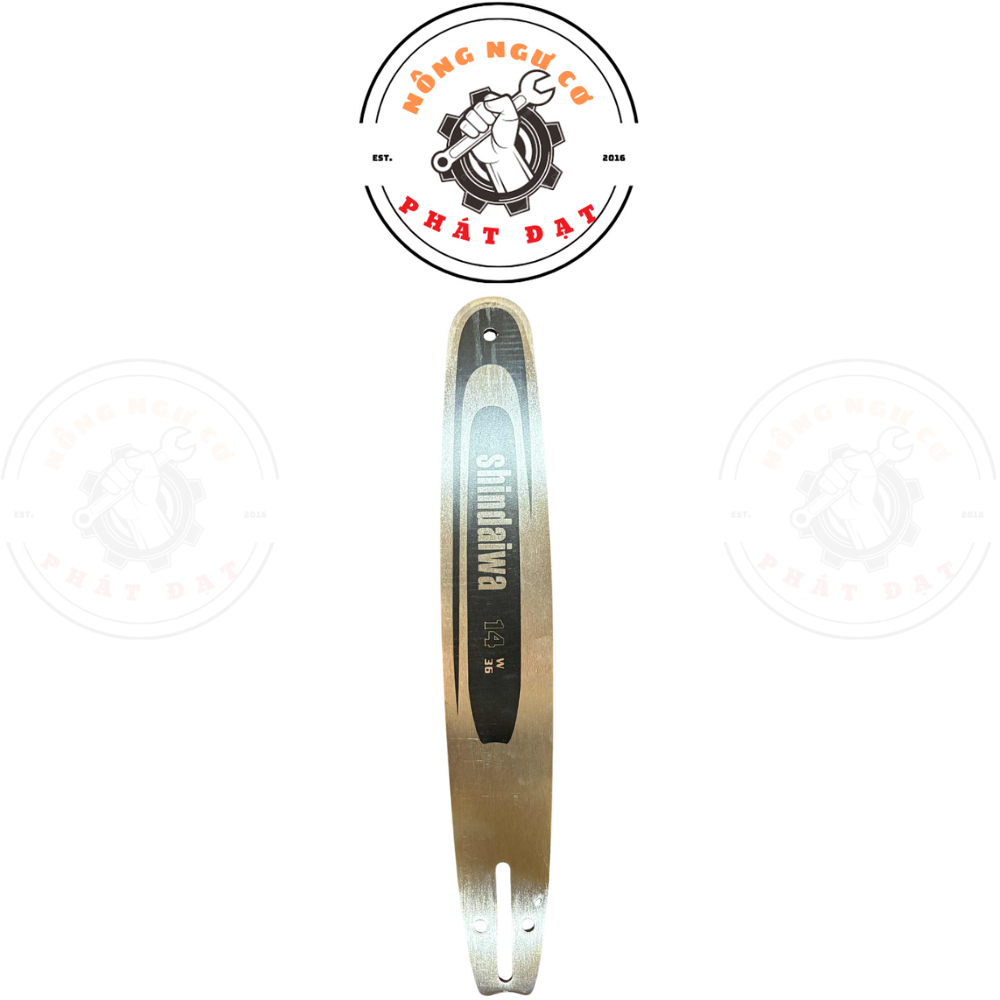 Lam máy cưa SHINDAIWA 14'', dài 4 tấc, đuôi nhỏ, chân 8 li, đầu Latin siêu bền, cứng cáp
