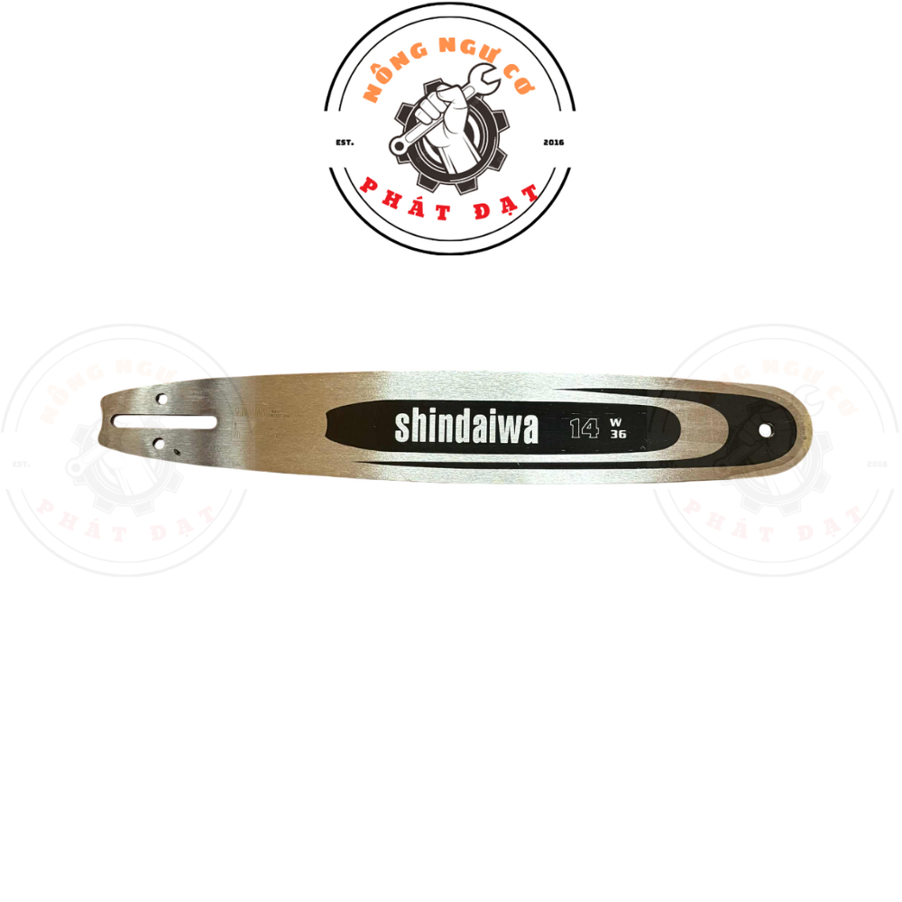 Lam máy cưa SHINDAIWA 14'', dài 4 tấc, đuôi nhỏ, chân 8 li, đầu Latin siêu bền, cứng cáp