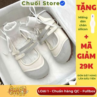 Giày bệt nữ da PU tổng hợp dệt vải đế cao su mẫu mới thời trang ôm chân dễ mang dễ phối đồ