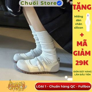 Giày bệt nữ da PU tổng hợp dệt vải đế cao su mềm mịn êm ái dễ đi dễ phối đồ