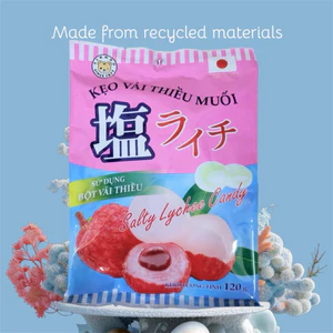 kẹo vải muối nhật bản eikodo
