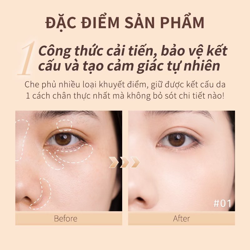 JUDUDOLL Kem che khuyết điểm Judydoll dạng lỏng độ bao phủ cao và lâu trôi 3.2g | NHÍM HOUSE
