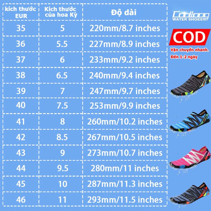Giày Đi Biển Nhanh Khô Tiện Dụng Chất Lượng Cao Giày đèn hiệu nam và nữ