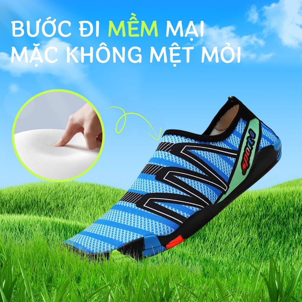 COOLLOOG Kích thước Giày đi bộ Cặp đôi Giày biển Bãi biển Giày thể thao Giày chống trượt chống trượt