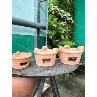 Lò Đất Nung/Bếp Nướng Than Nam Bộ Nhiều Kích Thước Từ 14cm Đến 22cm - Chịu Nhiệt Nấu Củi, Than - Gốm Lái Thiêu Xưa
