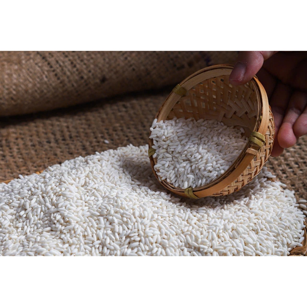 1kg Nếp Chùm loại 1 - đặc sản Long An - Nếp mới, dẻo thơm, làm bánh, nấu xôi, nếu chè,....