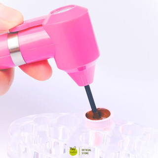 Máy Khuấy Màu Mini Cầm Tay- Tặng 5 Đầu Khuấy, Không Gồm Pin, Dụng Cụ DIY Pha Màu Acrylic