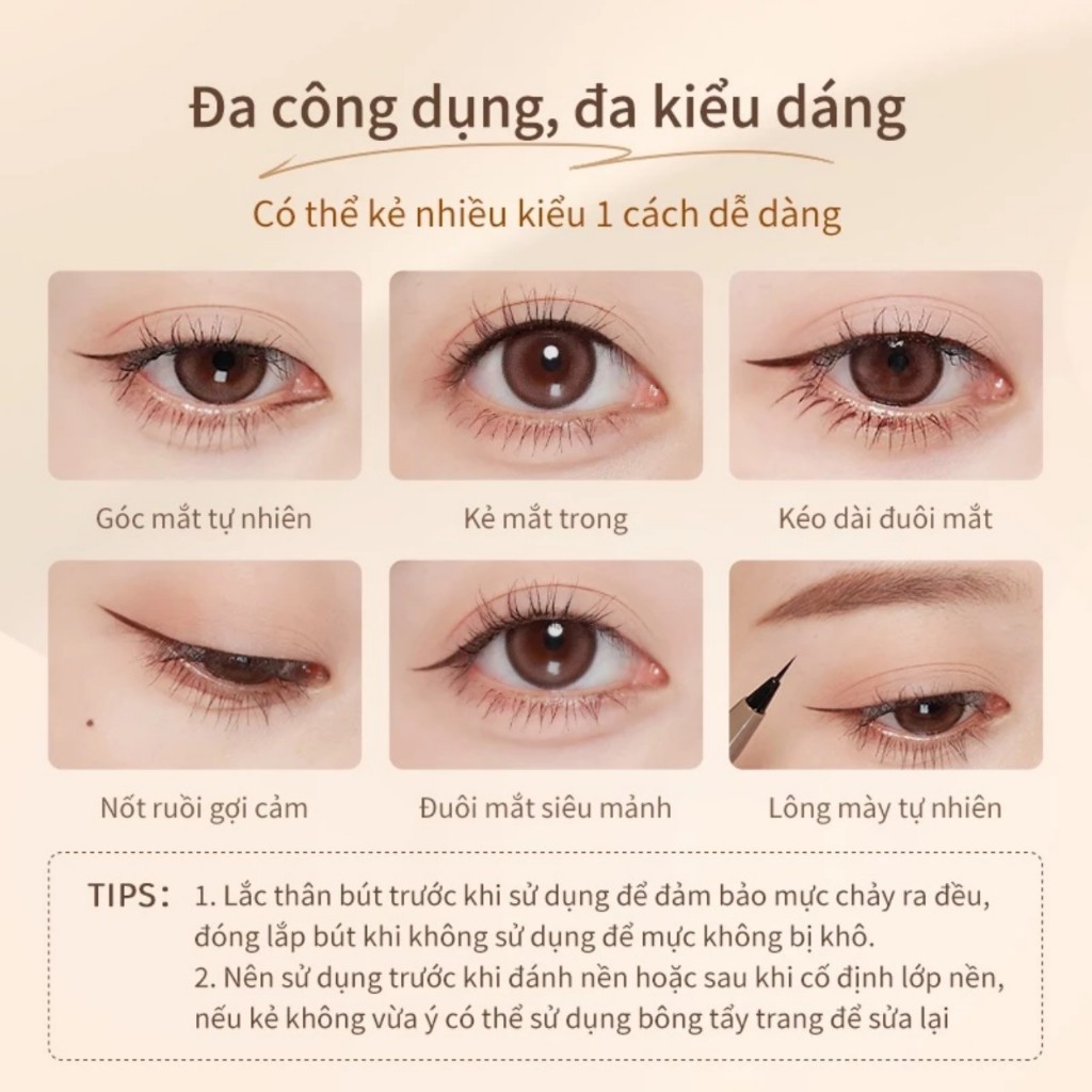 JUDYDOLL Bút kẻ mắt nước Judydoll đầu siêu mảnh có thể kẻ mi dưới | NHÍM HOUSE