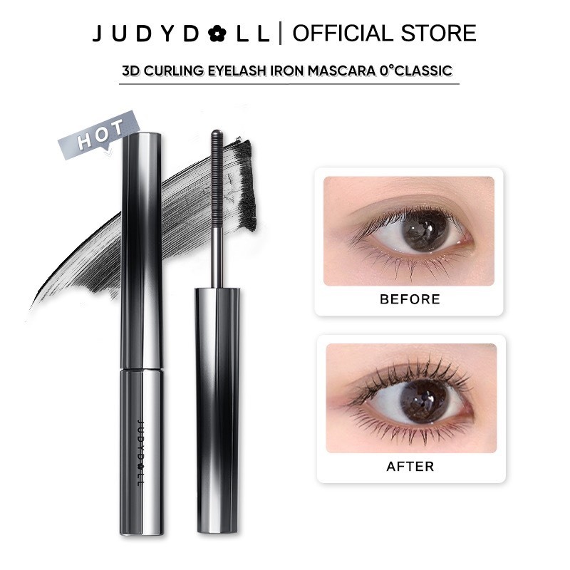 JUDYDOLL Mascara đầu chuốt kim loại Slim Iron uốn cong mi, chống nước | NHÍM HOUSE