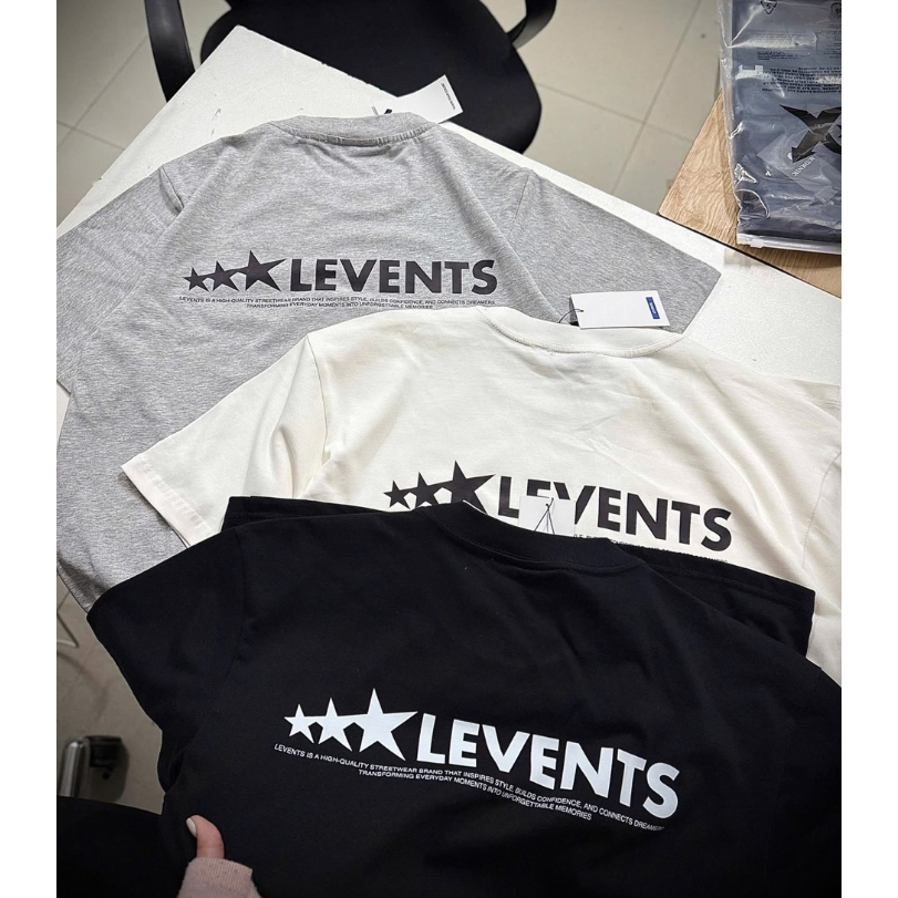 Áo thun in hình không bong tróc hình in sắc nét LEVENT mẫu mới chất vải ...