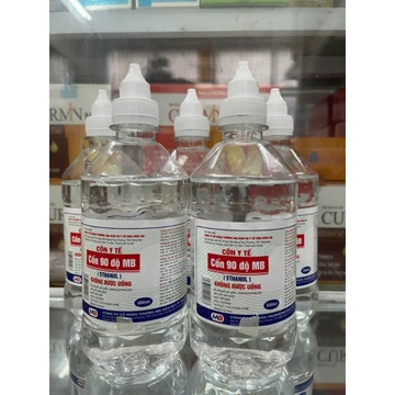 (Combo 5 chai 500ml) Cồn Y TẾ VĨNH PHÚC 70, 90 độ dùng trong sát khuẩn y tế và spa làm đẹp [Cồn Xịn]