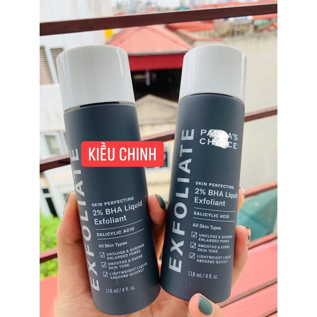 (hàng cty) tẩy da chết BHA Paula Choice, loại bỏ dầu thừa, sợi bã nhờn