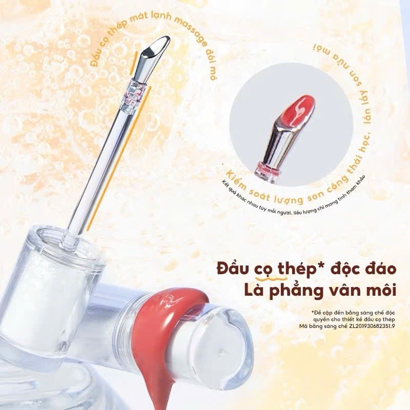 Son tint Bóng Judydoll LIP GLOSS Dưỡng Ẩm Lâu Trôi Son 2.4g | NHÍM HOUSE