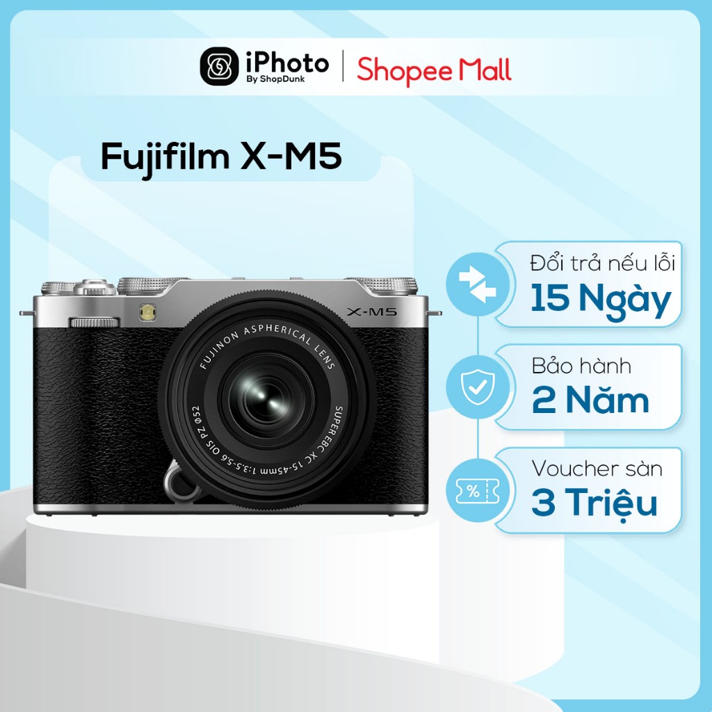 Máy Ảnh Fujifilm X-M5 Chính Hãng Bảo Hành 2 Năm