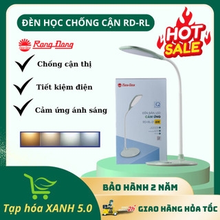 Đèn Học Chống Cận Rạng Đông RD-RL, Đèn Cảm Ứng Để Bàn, Đọc Sách, Làm Việc, BH 2 Năm
