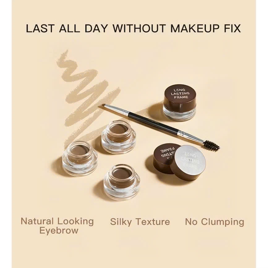 JUDYDOLL Gel vẽ chân mày Long lasting Frame Lâu trôi Chống nước 3.3g | NHÍM HOUSE