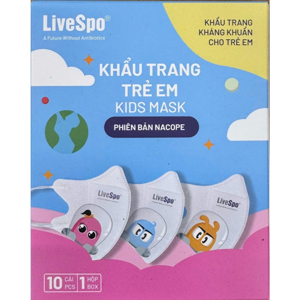 [Quà Tặng Kèm] Khẩu trang kháng khuẩn NaCoPe - Khẩu trang dùng 1 lần
