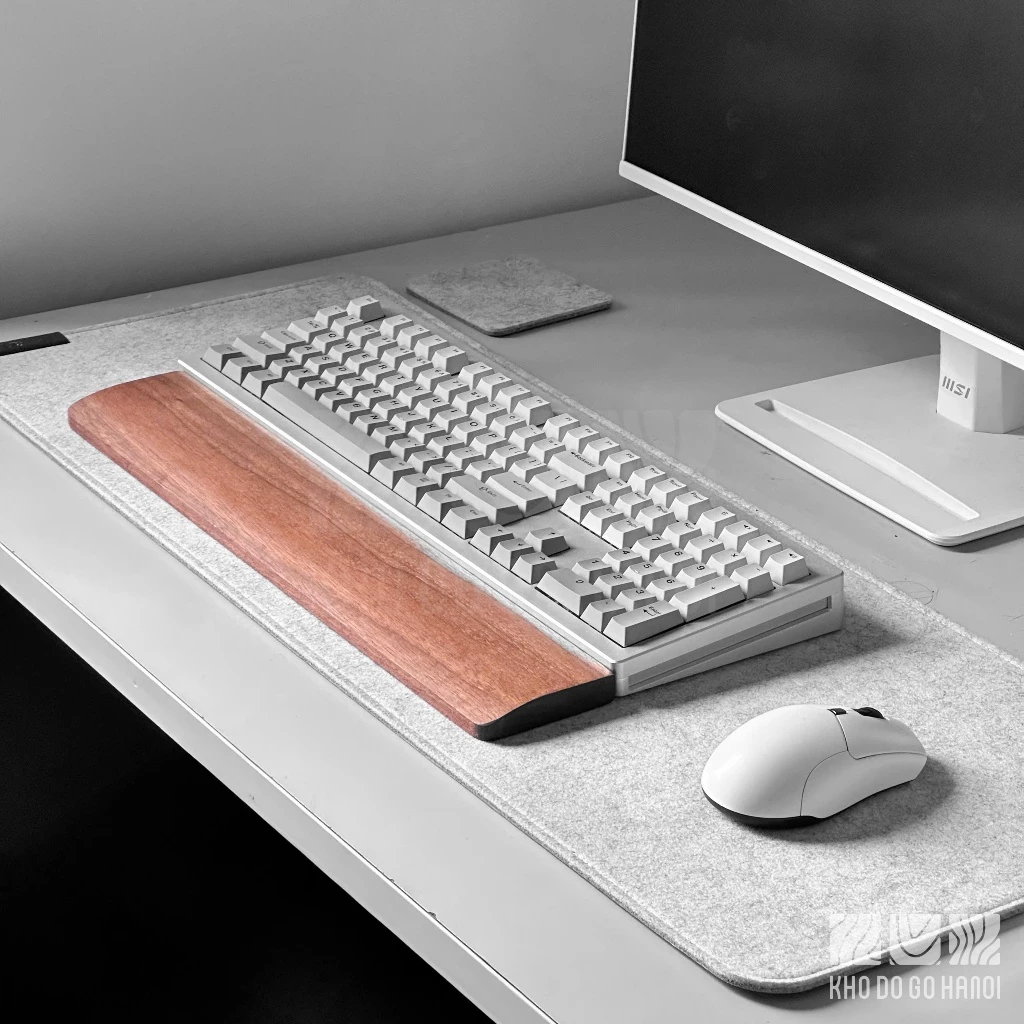 Kê Lót Tay Bàn Phím Gỗ Óc Chó cao cấp cho bàn phím cơ