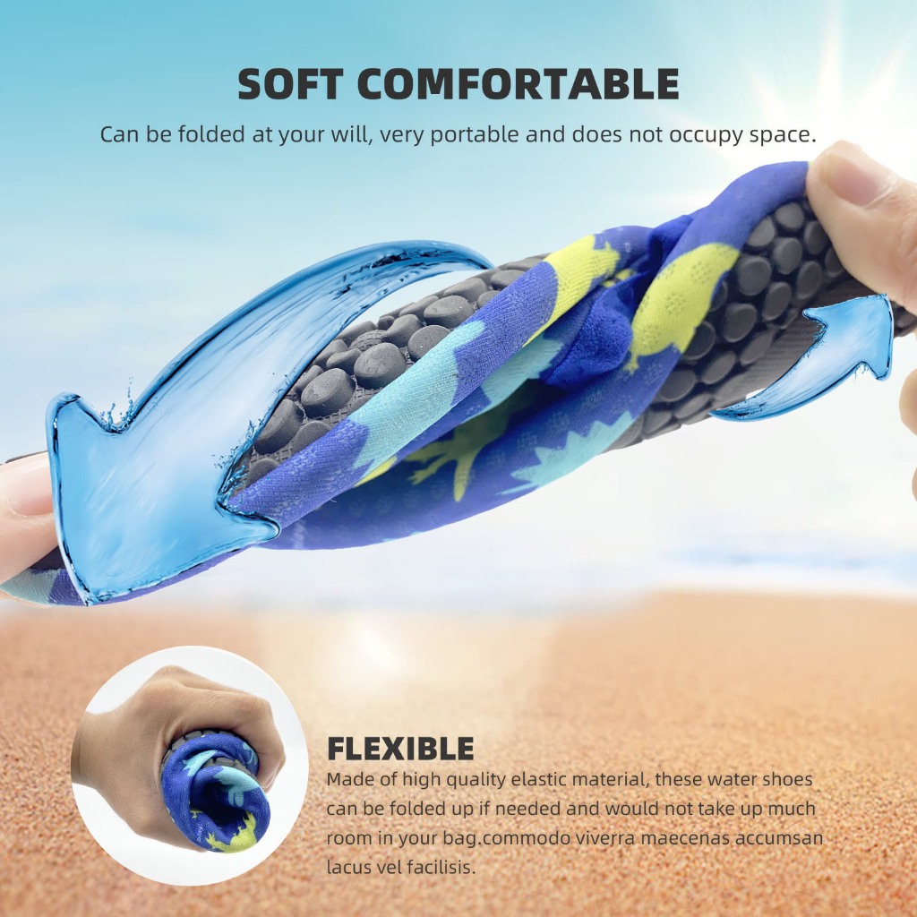 COOLLOOG Giày đi chân Barefoot Giày nước trẻ em Giày cao su trong nhà Giày bơi nhanh Bãi biển nhanh