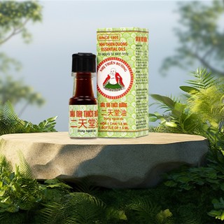Dầu gió Nhị Thiên Đường Essential Oil 1.5ml (05 Chai/10 Chai)
