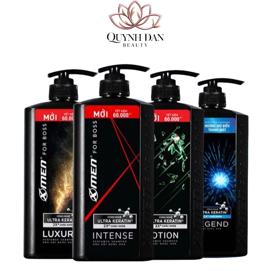 Dầu gội nước hoa XMen For Boss 650g Intense/Luxury/Legend/Motion