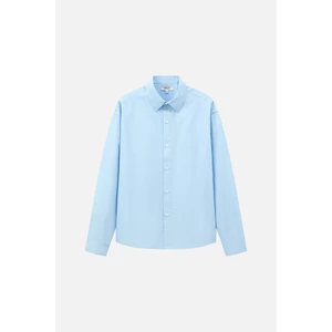 Áo Sơ Mi Dài Tay BOO Overfit Unisex Basic trơn Essential