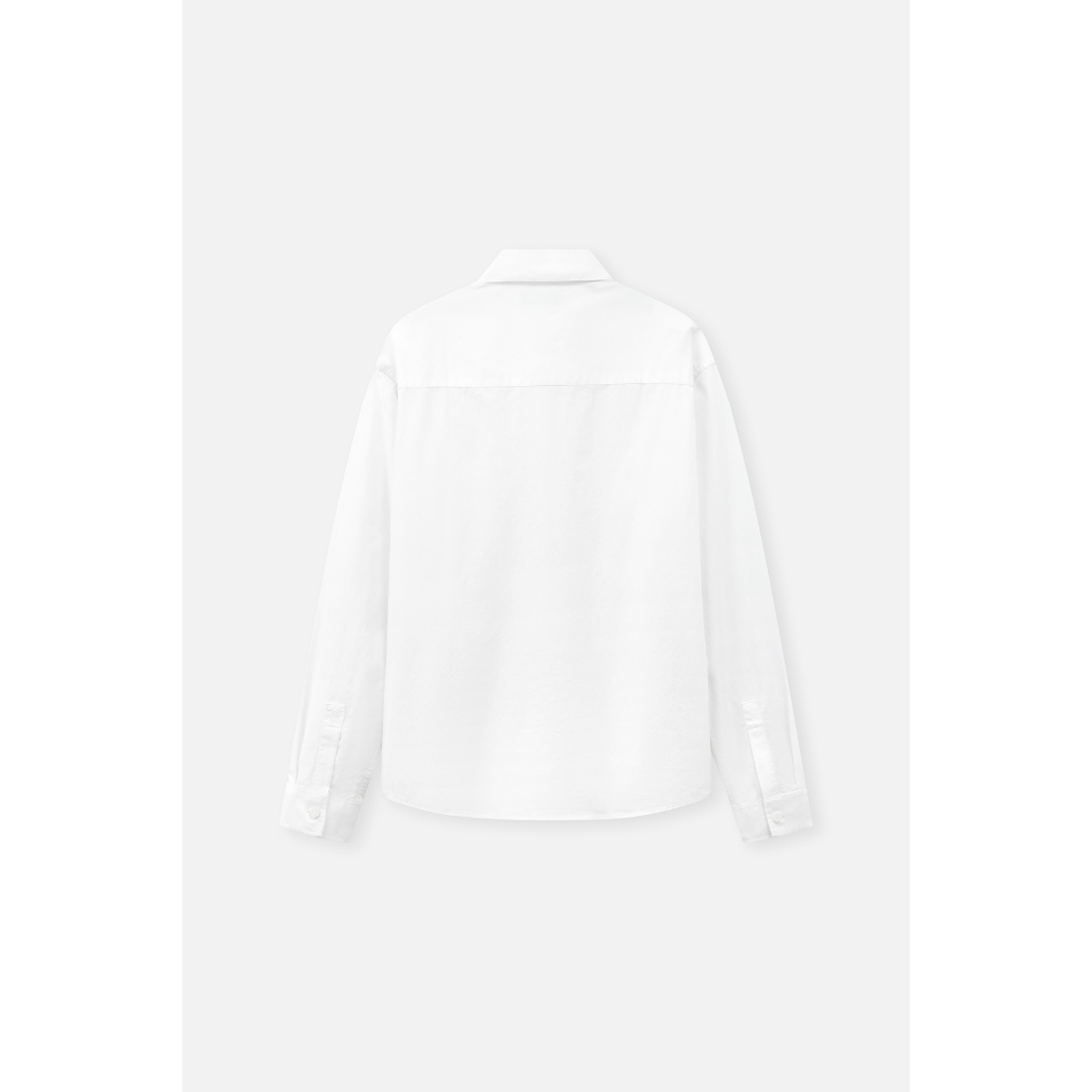 Áo Sơ Mi Dài Tay BOO Overfit Unisex Basic trơn Essential