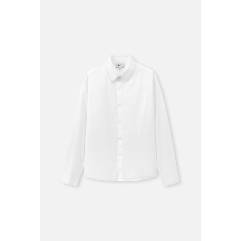 Áo Sơ Mi Dài Tay BOO Overfit Unisex Basic trơn Essential