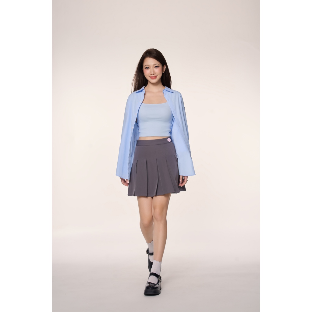 Áo Sơ Mi Dài Tay BOO Overfit Unisex Basic trơn Essential