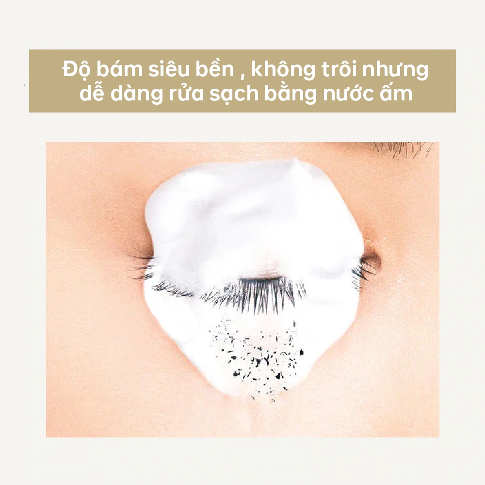 Mascara Màng Film Giúp Nâng Cong và Dài Mi Bản Hoàng Gia Giới Hạn Kissme Heroine Make 6g (Màu Đen)