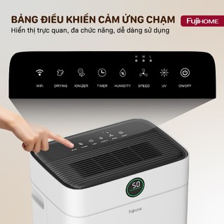 Fujihome DH18W‑HEPA – Ionizer + UV, Loại Bụi Mịn PM2.5