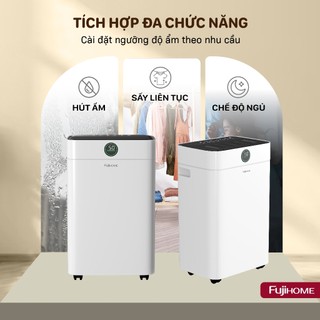 Fujihome DH18W‑HEPA – Ionizer + UV, Loại Bụi Mịn PM2.5