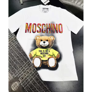 Áo Thun Mosschino Unisex Nam Nữ Chất Vải Cotton Dày Dặn Áo Phông Bacsic Cute