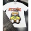 Áo Thun Mosschino Unisex Nam Nữ Chất Vải Cotton Dày Dặn Áo Phông Bacsic Cute