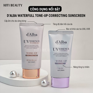 Kem Chống Nắng d'Alba Waterfull Tone-Up Correcting Sunscreen