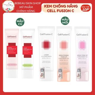 Kem chống nắng Cell Fusion C Laser Suncreen 100/Toning Suncream 100 Mẫu Mới 2025 - Bebeau