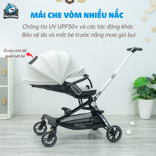 Xe Đẩy Cho Bé Baobaohao V16-C Chính Hãng, Xe Đẩy Gấp Gọn 2 Chiều 3 Chế Độ Ngả, Bánh Xe Giảm Xóc Êm Ái
