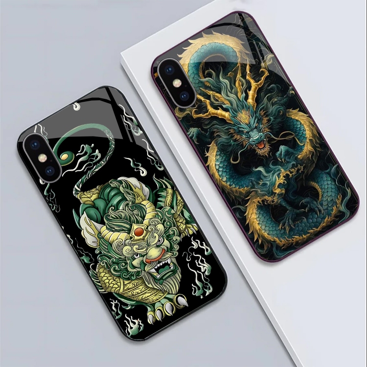 Ốp Lưng IPHONE X, XS, XR, XSMAX Lưng kính cường lực Sáng Bóng